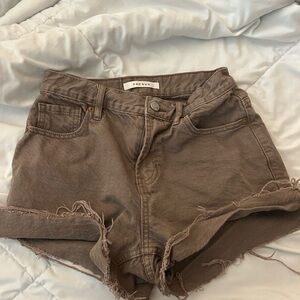 Brown pacsun denim shorts
